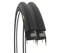 ECOVELO 2 COPERTONI 700 X 25C 2 PNEUS 700x25 Adulte Unisexe, Noir