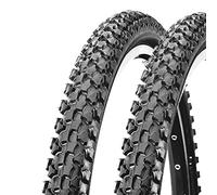 Ecovelò 2 COUVERTURES 14 X 1 3/8 X 1 5/8 (44-288) Pneus noirs en caoutchouc 14" pour VTT VTT Vélo Enfant
