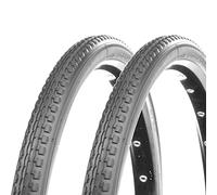 ECOVELO 2 Pneus 24 x 1 3/8 (37-540) pour Fauteuil Roulant Landau Gris