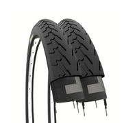 ECOVELO Copertoni 700 X 35 28 X 1 5/8 X 1 3/8 (37-622) 700 X 35c Neri per City Bike Stradale, Trekking 2 pneus Mixte, Noir, Taille Unique