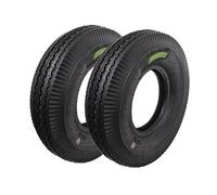 ECOVELO 2 pneus de remorque de 8 pouces 4.00-8 renforcés 6 couches, pneus pour remorque de bateau