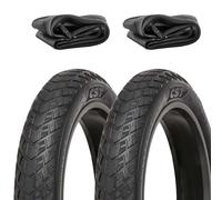 ECOVELO 2 pneus routiers 20 x 4,0 + chambres à air 20 x 20 pouces avec roues FAT Bike