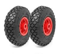 ECOVELO 2 Roues 3.00-4 Complete pour carréLLINO Cercles pneus pneumatiques 260 x 85 Couverture Chariot Porte-Bagages