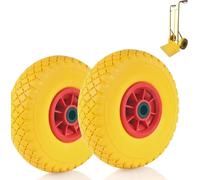 ECOVELO 2 Roues Pneumatiques Pleines 3.00-4 Pour Chariot