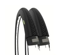 ECOVELO 27 x 1 1/4 pneus Routiers vélo Adulte Unisexe, Noir, 27" Adulto