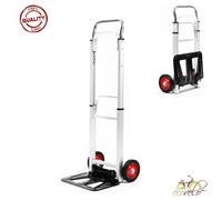 Ecovelò Carrello a spinta porta pacchi 90 kg pieghevole 2 ruote anti-perforation