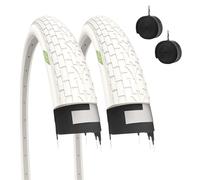 Ecovelo Copertoni 2 Blanc 20 x 1,95 (50-406) + Chambres à air Vélo BMX City