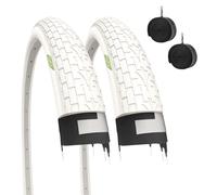 Ecovelo Copertoni 2 Blanc 20 x 1,95 (50-406) + Chambres à air Vélo BMX City