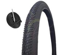 Ecovelò EBB27MBB Couverture 57-584 + Chambre à air VTT 27,5 x 2,125 VTT Country Pneu rigide vélo