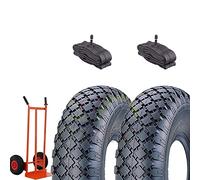 Ecovelò EGA04NCE 2 pneus 3.00-4 + chambres renforcées 2PR pneus pour chariot porte-bagages