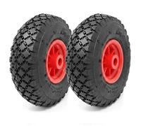 Ecovelò Lot 2 Roues Pneumatiques Complètes 3.00-4 Pour Chariot