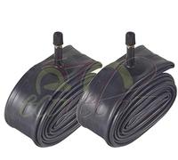 Paire de 2 chambres à air 20 x 1,75/1,90/2,125 avec valve Schrader américaine pour VTT, ville, moto, vélo