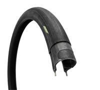 Ecovelo Pneu 24 x 1 (25-540) Noir - Pneu Haute Pression pour Fauteuil Roulant handicapé Super léger et vélo de Course Junior | Coulissant et résistant