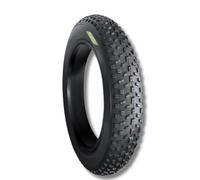 ECOVELO Pneu de Vélo 20 X 4.0 pouces Noir Tassé Clincher Caoutchouc E-Bike