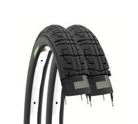 ECOVELO pneus 2 x 1,75 2 Adulte Unisexe, Noir, 12 1/2 X 1.75 X 2 1/4