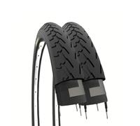 Ecovelò Pneus 700 x 32 Ville 28 x 1,25 Noir 28 x 5/8 x 1/4 Vélo de Route Trekking 2 Adulte Unisexe, Nero, Taille Unique