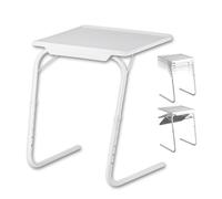 ECOVELO Table Pliante Multi-Positions auxiliaire Multifonction pour lit et canapé avec 6 Niveaux de Hauteur et 3 Coins pliants