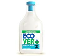Ecover Adoucissant, Adoucissant Liquide pour Linge aux Extraits Botaniques, Sans Huile de Palme, Parfum Rose et Bergamote, Bouteille de 1 Litre