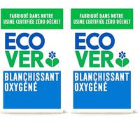 Ecover Blanchissant Oxygéné | Origine Naturelle Doux Pour Les Peaux Sensibles | Détache Et Permet D'Avoir Un Blanc Éclatant | 400G (Lot de 2)