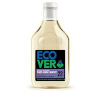 Ecover Détergent à linge délicat bio, liquide de lavage noir et foncé, citron vert frais et lotus, 1 pièce, 22 lavages, 1 l