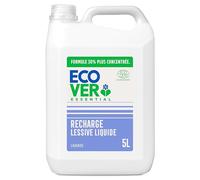 Ecover Essential Lessive Universelle Lavande, Bouteille Recharge 5L