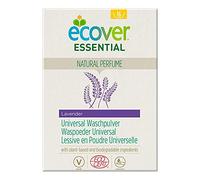 Ecover Essential Poudre de lavage universelle Lavande, qualité écologique de qualité supérieure depuis 1979, 4 x 1200 g