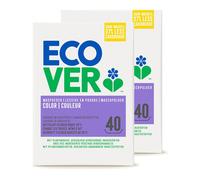 Ecover - Lessive Couleurs Poudre - Lot Éco 2 x 3 kg - lavande & eucalyptus