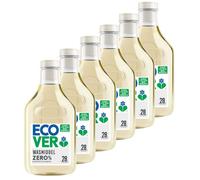 Ecover - Lessive Zéro - Lot Éco 6 x 1 L - 168 lavages - sans parfum ni colorants