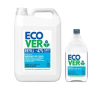 Ecover - Liquide Vaisselle - Grand Format 5 L + 950 ml - camomille & clémentine