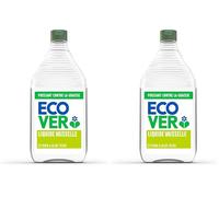 Ecover Liquide Vaisselle Ultra Dégraissant, Spécial Peaux Sensibles, Parfum Citron et Aloe Vera, Flacon de 950 ml (Lot de 2)