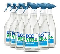 Ecover Lot de 6 nettoyants pour salle de bain Menthe & Concombre 500 ml avec ingrédients végétaux biodégradables puissant contre les résidus de savon et le calcaire