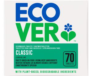 Ecover Recharge Tablettes "Classic" pour Lave-Vaisselle - 70 tablettes