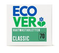 Ecover - Tablettes Lave-Vaisselle Classiques - 70 pièces - élimine les résidus incrustés - citron & citron vert