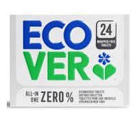 Ecover Tablettes Pour Lave-Vaisselle All-In-One Zero 24 Pièces 0,42kg