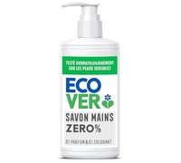 Ecover Zero Savon Liquide pour les Mains, Formule aux Extraits Botaniques, Spécial Peaux Sensibles, Sans Parfum ni Colorant, Flacon de 250 ml