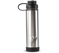 ECOVESSEL Boulder-24oz Triple Isolation Bouteille Chaude ou Froide En Acier Inoxydable, Silver Express