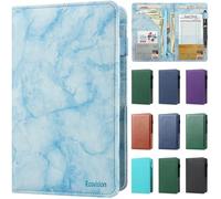 EcoVision Livres de serveur pour serveuse, livre de serveur en cuir avec poche zippée, livret de serveur, organisateur de serveur, livre de service, carnet d'invités, poche pour argent compatible avec