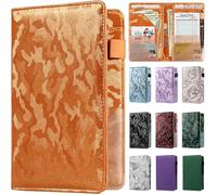 EcoVision Livres de serveur pour serveuse, livre de serveur en cuir avec poche zippée, livret de serveur, organisateur de serveur, livre de service, carnet d'invités, poche pour argent compatible avec