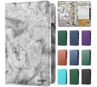 EcoVision Livres de serveur pour serveuse, livre de serveur en cuir avec poche zippée, livret de serveur, organisateur de serveur, livre de service, carnet d'invités, poche pour argent compatible avec