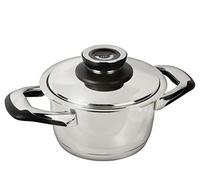 ECOVITAM - Faitout 1,8L Inox 18/10 - Diamètre 16cm - Tous feux - Thermomètre intégré