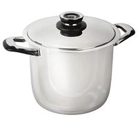 ECOVITAM - Faitout 9L Inox 18/10 - Diamètre 24cm - Tous feux - Thermomètre intégré