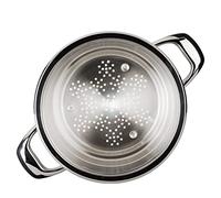 - Insert en inox 18/10 pour cuisson vapeur - Diamètre 20cm - Fabriqué en Italie