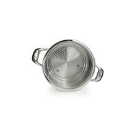 ECOVITAM - Insert en inox 18/10 pour cuisson vapeur - Diamètre 20cm - Fabriqué en Italie