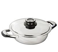 ECOVITAM - Sauteuse 3L Inox 18/10 - Diamètre 24cm - Tous feux - Thermomètre intégré