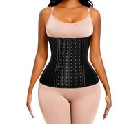 ECOWALSON Corset Serre-Taille Gainant pour Femme avec Extension en Forme de Baleines en Acier, XXX-Small
