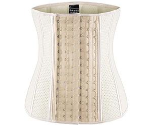 ECOWALSON Corset serre-taille gainant pour femme avec extension en forme de baleines en acier, XXX-Small