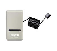 ECOWITT Gateway GW1200 pour station météo avec capteur d’extérieur et 3-en-1 d’intérieur (température, humidité, barométrique) pour maison de bureau IoT