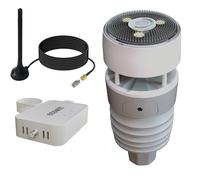 Ecowitt GW3011 Station météo, passerelle Wi-Fi domestique 3 en 1 GW3010 avec capteurs de température, d'humidité et de pression atmosphérique intégrés, capteur extérieur 7 en 1 pour jardin WS90
