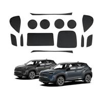 ECOZEN Toyota Yaris Cross 2021-2024, Tapis antidérapants, Tapis de Porte, Console Centrale, Porte-gobelets, Coffre de Rangement, Bords de Porte, antidérapant/Absorption des chocsréduction du Bruit