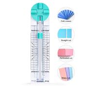 ecraft Massicot multifonction pour scrapbooking 4 styles avec lames de cadran droites, ondulées, pointillées, perforées, froissées, coupons, photos, cartes postales, scrapbooking, cartes